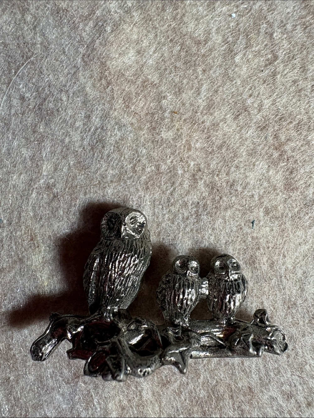 Prwter Owl Figurine.